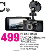 Teac In Car Dish Camcorder TE2700