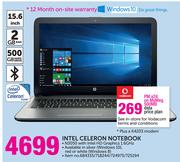 HP 15.6" Intel Celeron Notebook