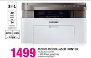 Samsung M2070 Mono Laser Printer Bundle(720906)