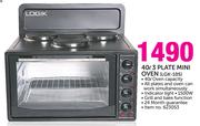 Logik 40Ltr 3 Plate Mini Oven LGK-105