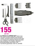 Wahl 11 Piece Clipper Set 9633-616-Per Set