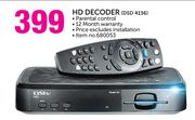 HD Decoder DSD 4136 Excluding Installation