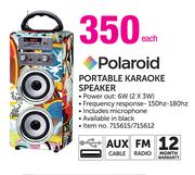 Polaroid portable 2025 karaoke speaker