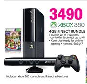 XBox 360 4GB Kinect Bundle