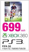 Fifa 16 For XBox 360 / PS3-Each