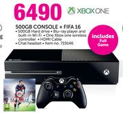 XBox One 500GB Console + Fifa 16