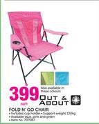 Out & About Fold N'Go Chair-Each
