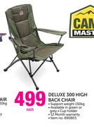 Camp Master Deluxe 300 High Back Chair-Each