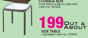Out & About Side Table Stackable