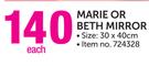 Marie Or Beth Mirror-Each