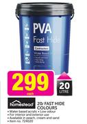 Homestead 20Ltr Fast Hide Colours