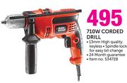 Black & Decker 710W Corded Drill