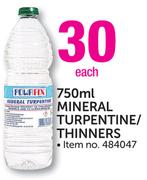 Powafix Mineral Turpentine/Thinners-750ml