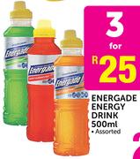 Energade Energy Drink Assorted-3x500ml