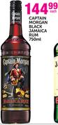 Captain Morgan Black Jamaica Rum-750ml