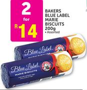 Bakers Blue Label Marie Biscuits Assorted-2x200g