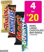 Mars Large Chocolate Bar Range Assorted-For 4