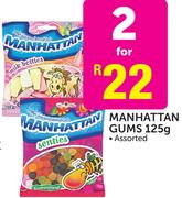 Manhattan Gums Assorted-2x125g