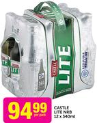 Castle Lite NRB-12x340ml Per Pack