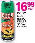 Doom Multi Insect Killer Assorted-300ml