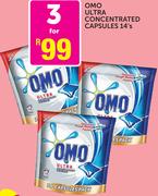 Omo Ultra Concentrated Capsules-3x14's