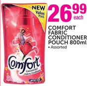 Comfort Fabric Conditioner Pouch Assorted-800ml