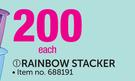 Rainbow Stacker-Each