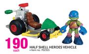 Nickelodeon Turtles Half Shell Heroes Vehicle-Each