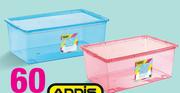 Addis 15L Clear Storage Unit-Each