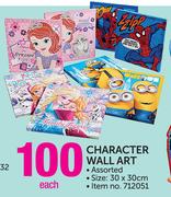 Character Wall Art-Each