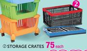 Rainbow Storage Crates-Each