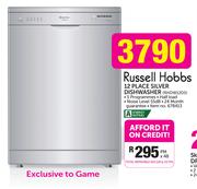 Russell Hobbs 12 Place Silver Dishwasher RHDW12DS