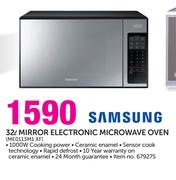 Samsung 32Ltr Mirror Electronic Microwave Oven ME0113M1 XF