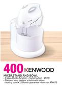 Kenwood Mixer, Stand and Bowl