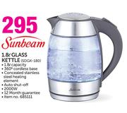 Sunbeam 1.8Ltr Glass Kettle SDGK-180