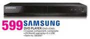 Samsung DVD Player DVD-E360