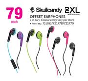 Skullcandy Offset Earphones-Each