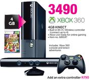 Xbox 360 4GB Kinect