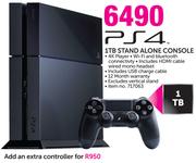 PS4 1TB Stand Alone Console
