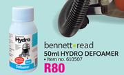 Bennett Read Hydro Defoamer-50ml