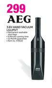 AEG 3.6V Hand Vacuum Lilliput