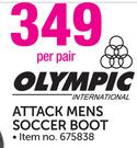 Olympic Attack Mens Soccer Boot-Per Pair