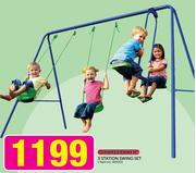 SportsPower 3 Station Swing Set