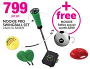 Mookie Pro Swingball Set+ Free Mookie Reflex Soccer-Per Set