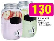 Glass Water Dispenser-3.3Ltr Each