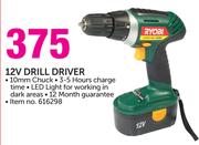 Ryobi 12V Drill Driver