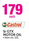 Castrol 5Ltr GTX Motor Oil-Each