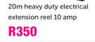 Digitech 20m Heavy Duty Electrical Extension Reel 10AMP