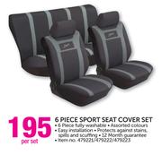 6 Piece Sport Seat Cover Set-Per Set
