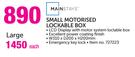 Mainstays Small Motorised Lockable Box
